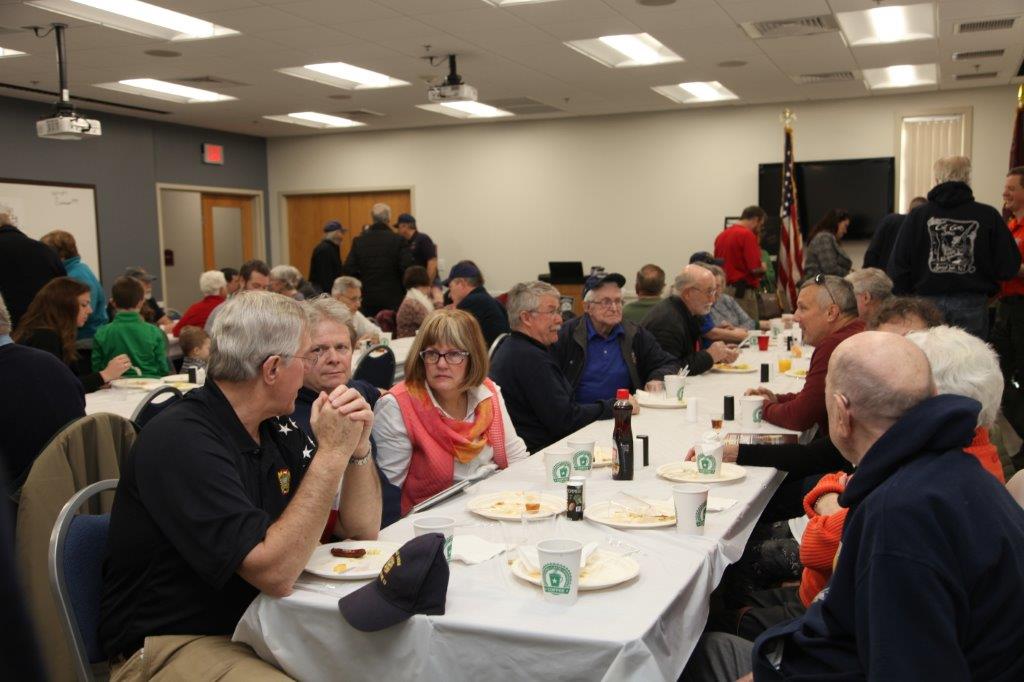 VFW post 1926 sponsors a breakfast for Farmington valley veterans and their families at Simsbury's main fire station in appreciation for their service. This provided an opportunity for veterans to get answers regarding their benefits from the VA and VFW. 