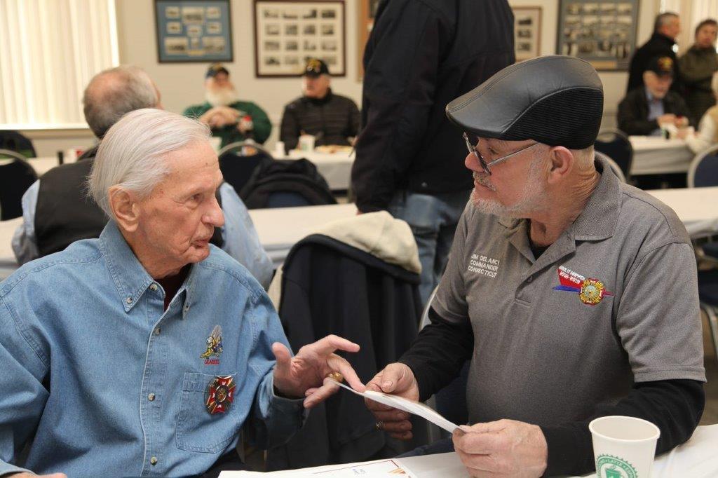 VFW post 1926 sponsors a breakfast for Farmington valley veterans and their families at Simsbury's main fire station in appreciation for their service. This provided an opportunity for veterans to get answers regarding their benefits from the VA and VFW. 